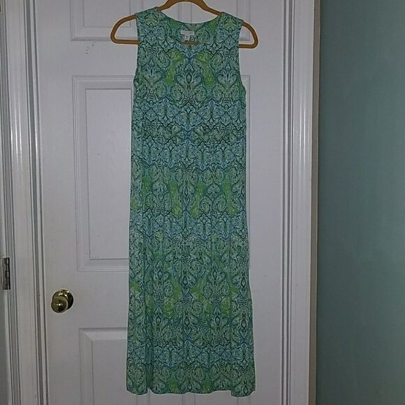  J. Jill Stunning Paisley Maxi Dress Sz S NWOT - Picture 1 of 6